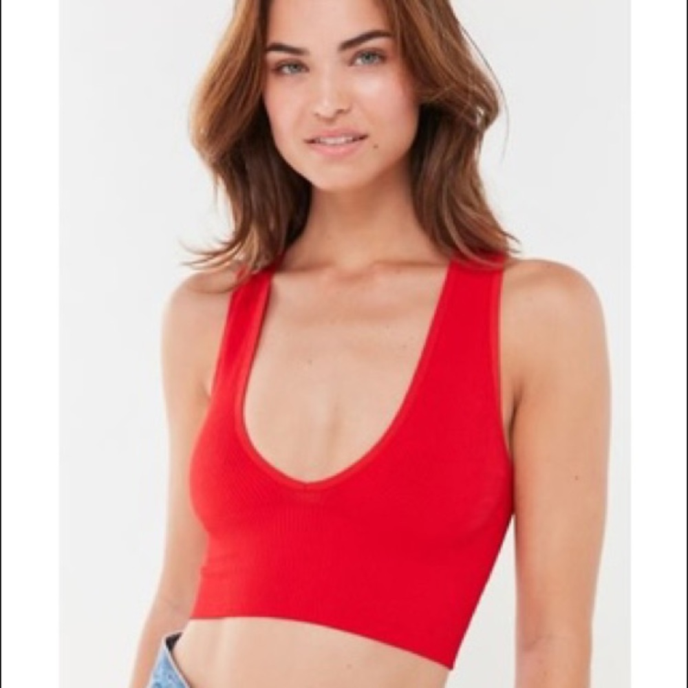 Hailey Plunging Bra Top Tank